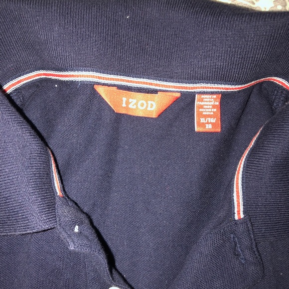 IZOD Men’s XL Polo Navy Blue - Picture 2 of 5